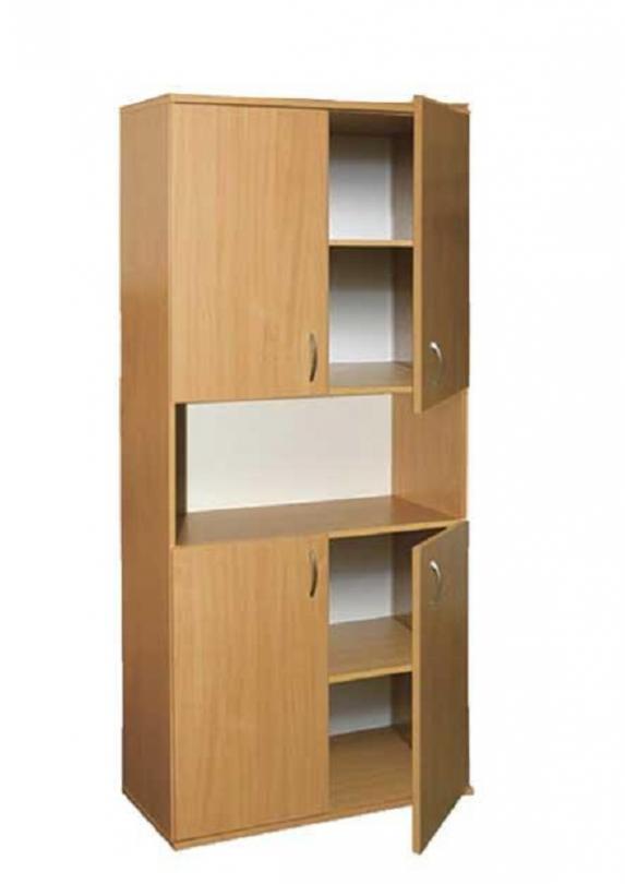 Шафа книжкова напівзакрита 4-дверна АНШАР ГРУП 802х403х1816 мм